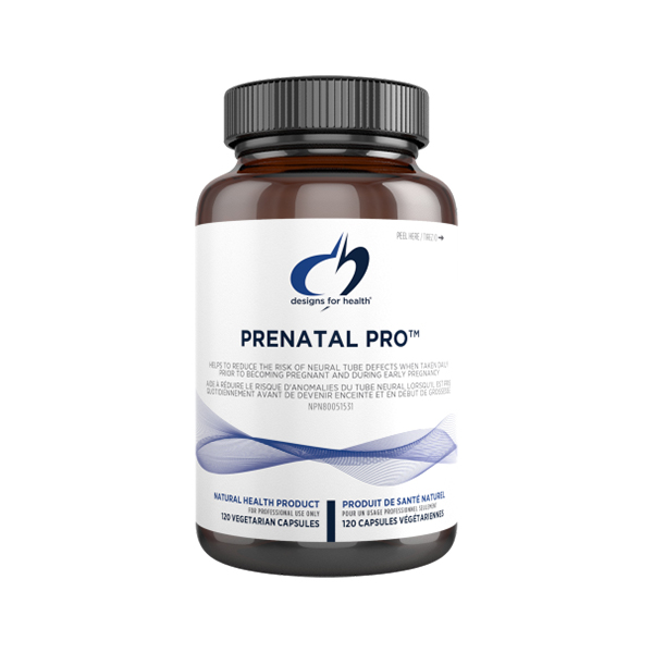 Designs For Health Prenatal Pro 120 capsules Sina Natural Health