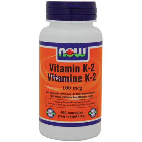 meditatie kraai veronderstellen Now - Vitamin K-2 100mcg 100 VC - Sina Natural Health Store